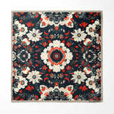 VINTAGE MANDALA SILK POCKET SQUARE